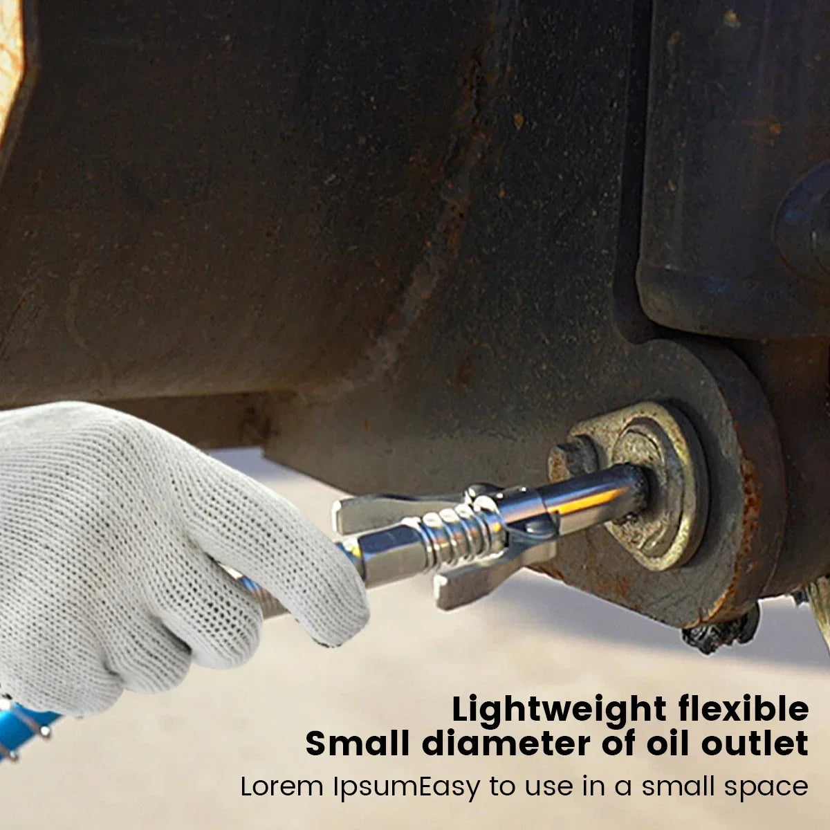 10,000 PSI Grease Gun Coupler NPT 1/8 Quick Release Nozzle Peaceful Pleasures Health and Wellness