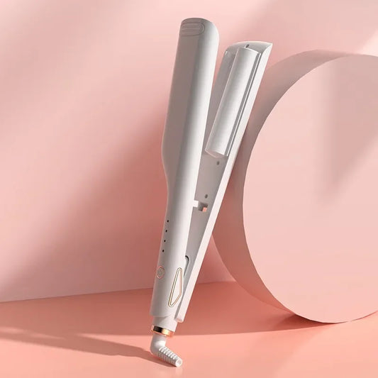 25mm Double Barrel Curling Iron – Big Wave Professional Styler Double Barrel Curling Iron Peaceful Pleasures Health and Wellness
