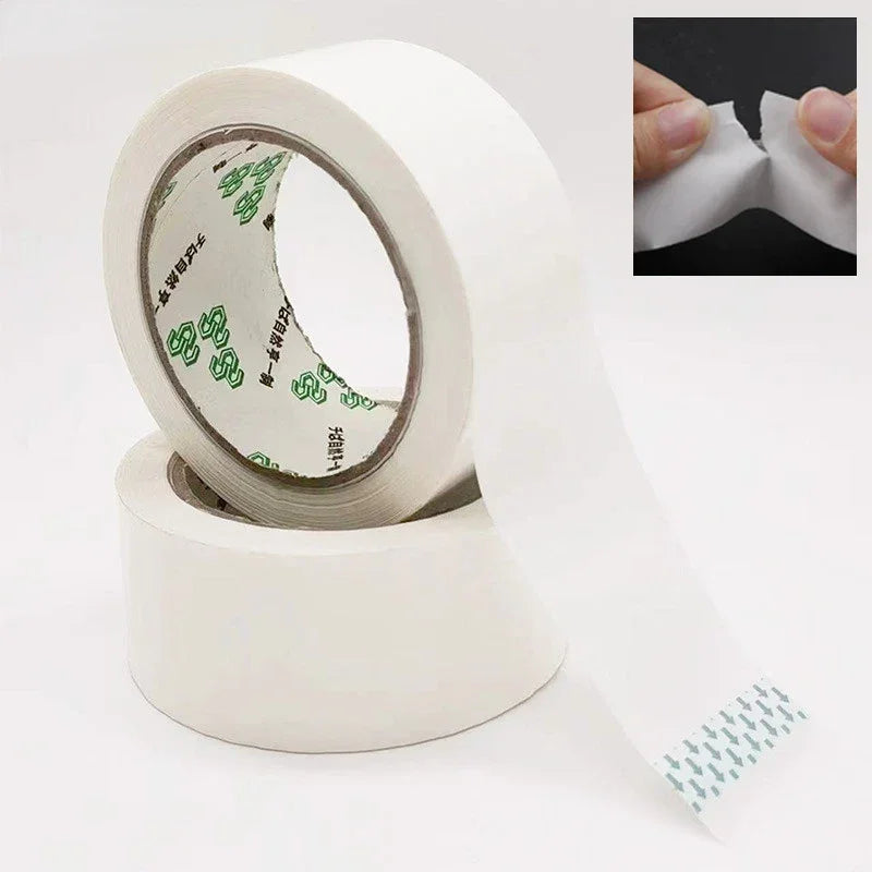 50mmx50m Painter Masking Tape Writable No Residue Easy Tear Single Side Paper Tapefor Car Wall Floor Painting Packaging Sealing Peaceful Pleasures Health and Wellness