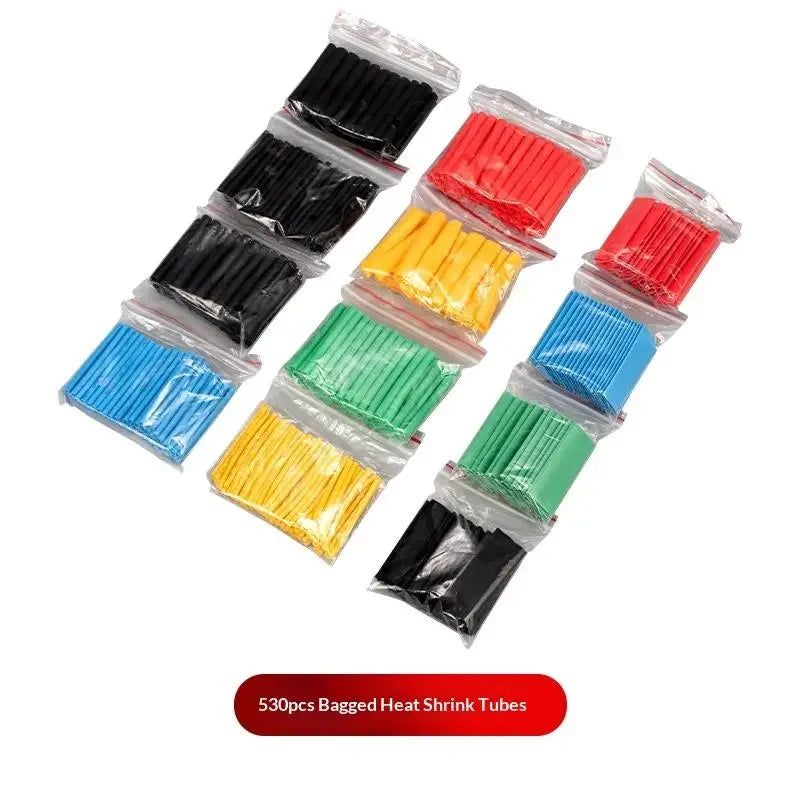 2:1 Heat Shrink Tubing Kit – Wire & Cable Insulation Set Heat Shrink Tubing Kit Peaceful Pleasures Health and Wellness 530pcs bagged