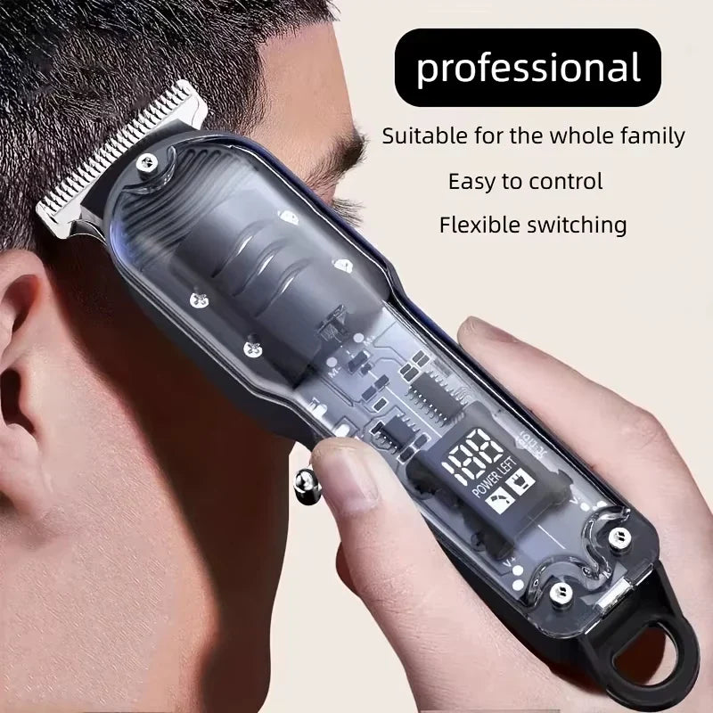 USB Rechargeable Electric Hair Clipper & Body Trimmer for Men
