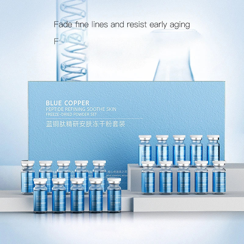 Blue Copper Peptide Freeze-Dried Serum Set – Firming & Smoothing