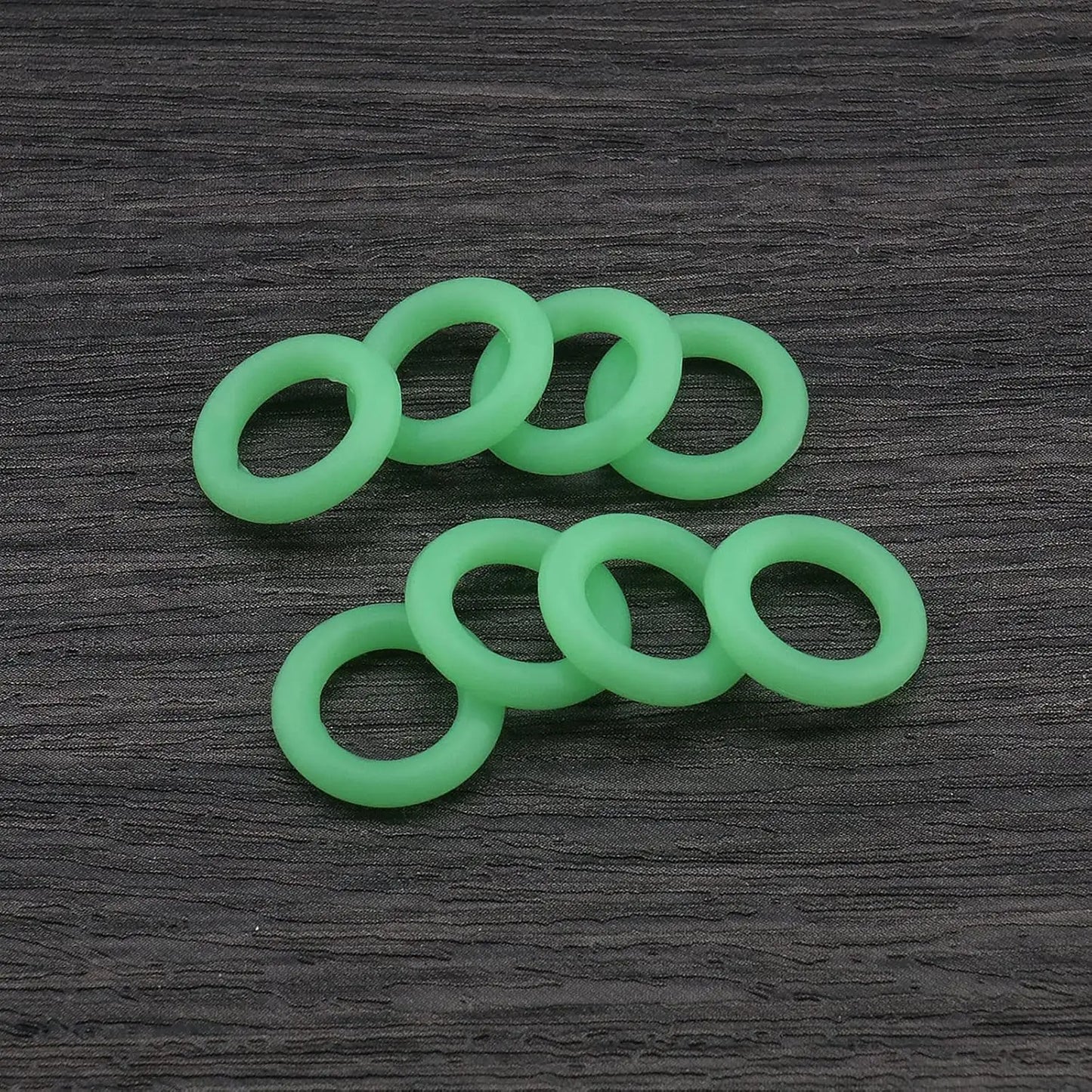 Outdoor Tent peg Glow in The Dark Silicone Green Fishing Camping Peg Rings Tent Pegs Accessories for Night Warning Peaceful Pleasures Health and Wellness