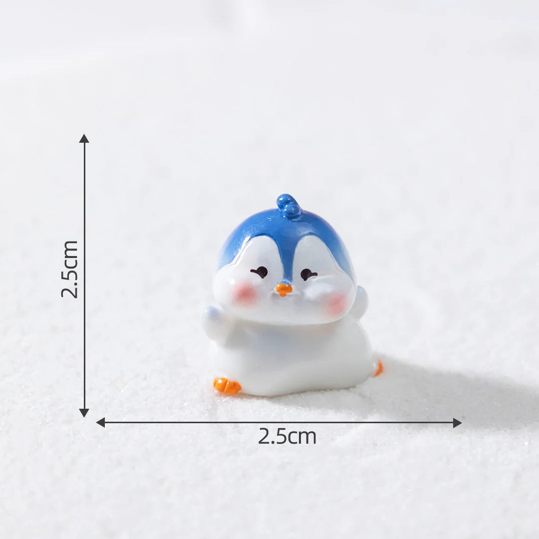 Christmas Mini Resin Figurines Miniatures Santa Claus Snowman Elk Ornament Micro Landscape Merry Xmas Ornament Decoration Decor Peaceful Pleasures Health and Wellness 2