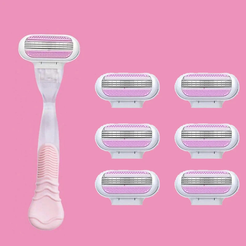 Women's 4/8-Blade Safety Razor – Face, Legs & Bikini
