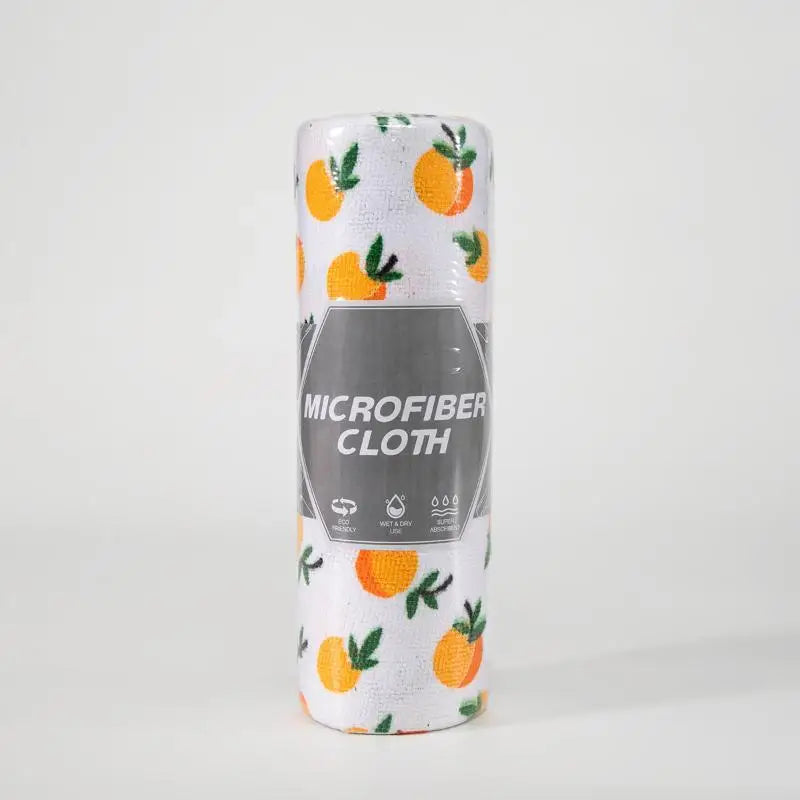 Reusable Microfiber Cleaning Cloth Roll | Cute Prints, 20 Sheets