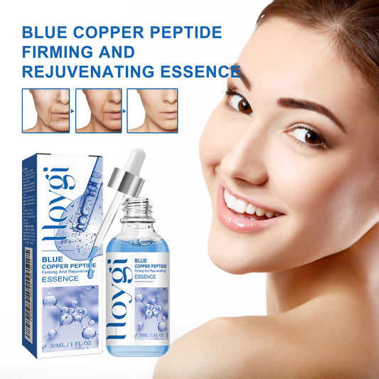 Blue Copper Peptide Anti-Aging Serum | Firm, Lift & Brighten Anti-Aging Face Serum Peaceful Pleasures Health and Wellness