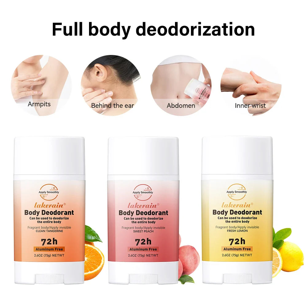 Rose & Peach Deodorant Stick – Aluminum-Free, All-Day Fresh