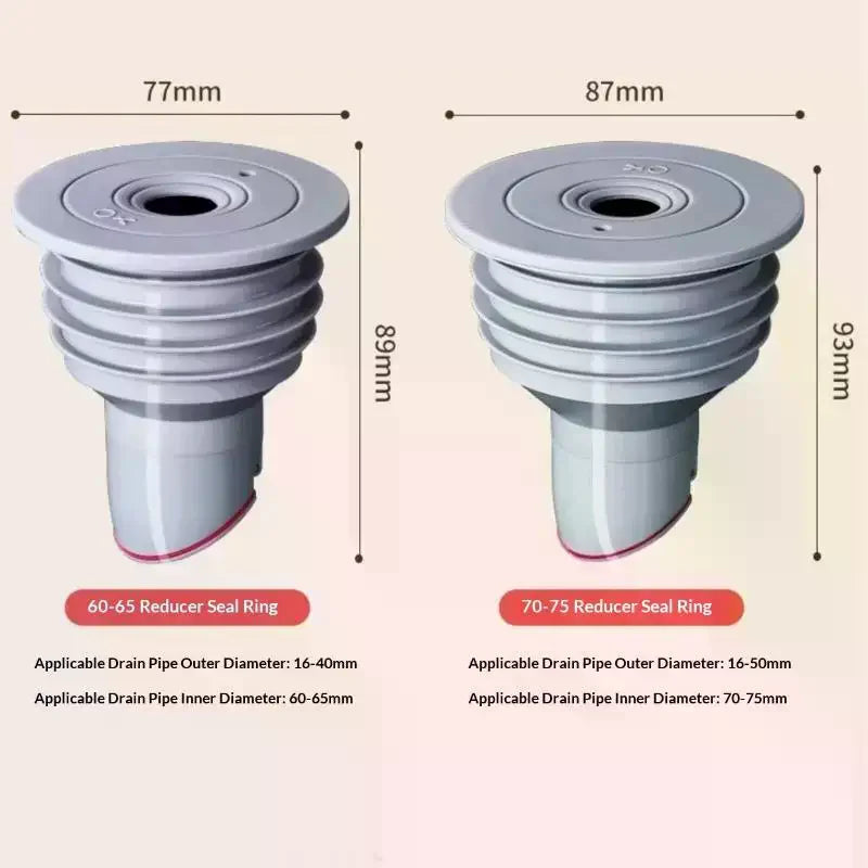 Silicone Floor Drain Seal Ring – Anti-Odor Sewer Pipe Plug Drain Seal Plug Peaceful Pleasures Health and Wellness