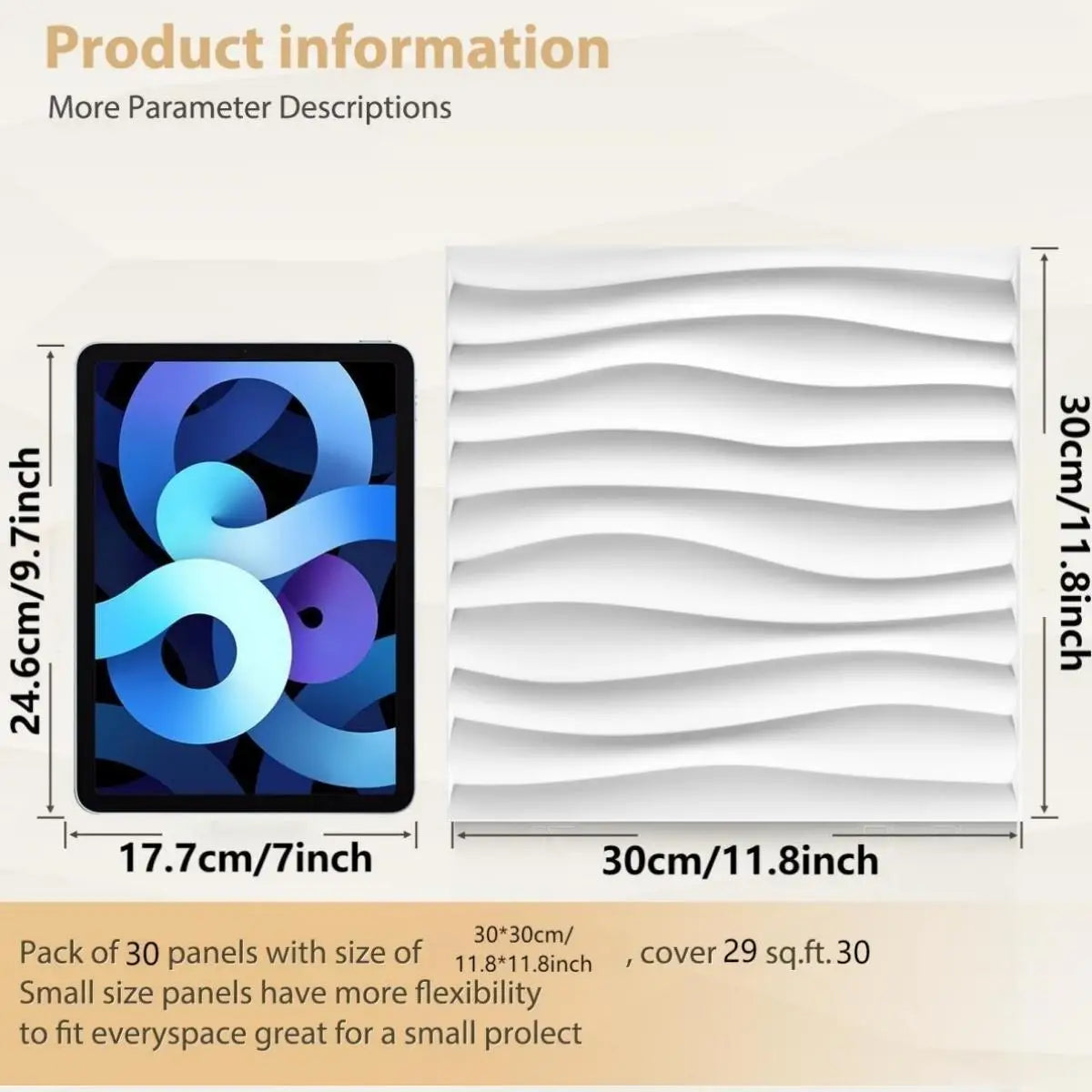 20/30PCS 3D diamond patterned PVC wall panel, suitable for indoor wall decoration, 11.8 x 11.8 inches (including tape) Peaceful Pleasures Health and Wellness