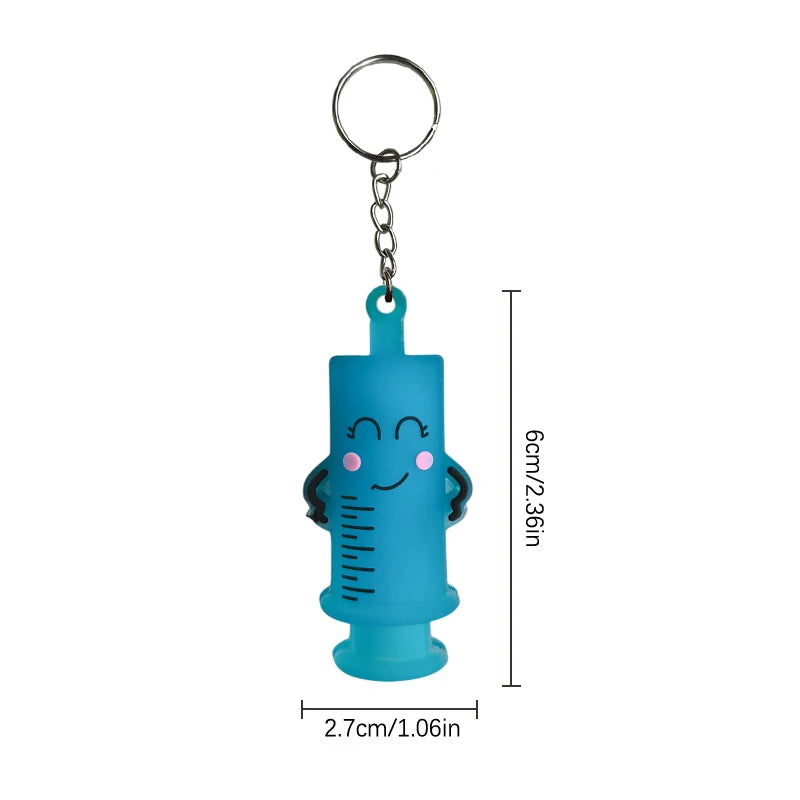 Paw Print Ampoule Bottle Opener Keychain for Nurses & Doctors Medical Keychain Tool Peaceful Pleasures Health and Wellness