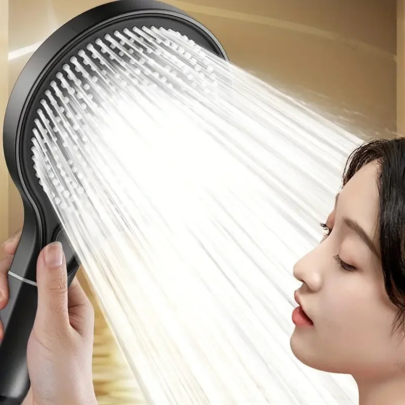 15cm Round Flower Shower Head | High-Pressure Water Saving