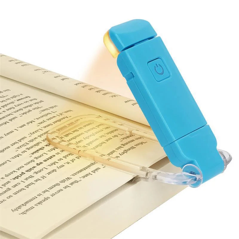 LED USB Rechargeable Clip Book Light – Eye Protection Reading