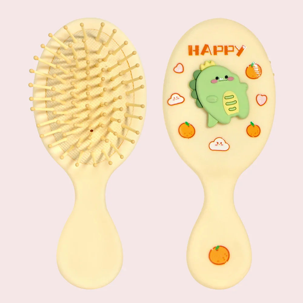 Cartoon Dinosaur Mini Air Cushion Massage Comb – Anti-Static