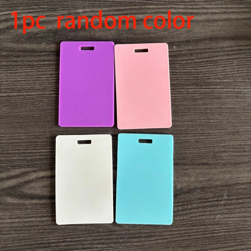 Reusable Badge Note Erasable ID Card Notepad Ballpoint Pen Write