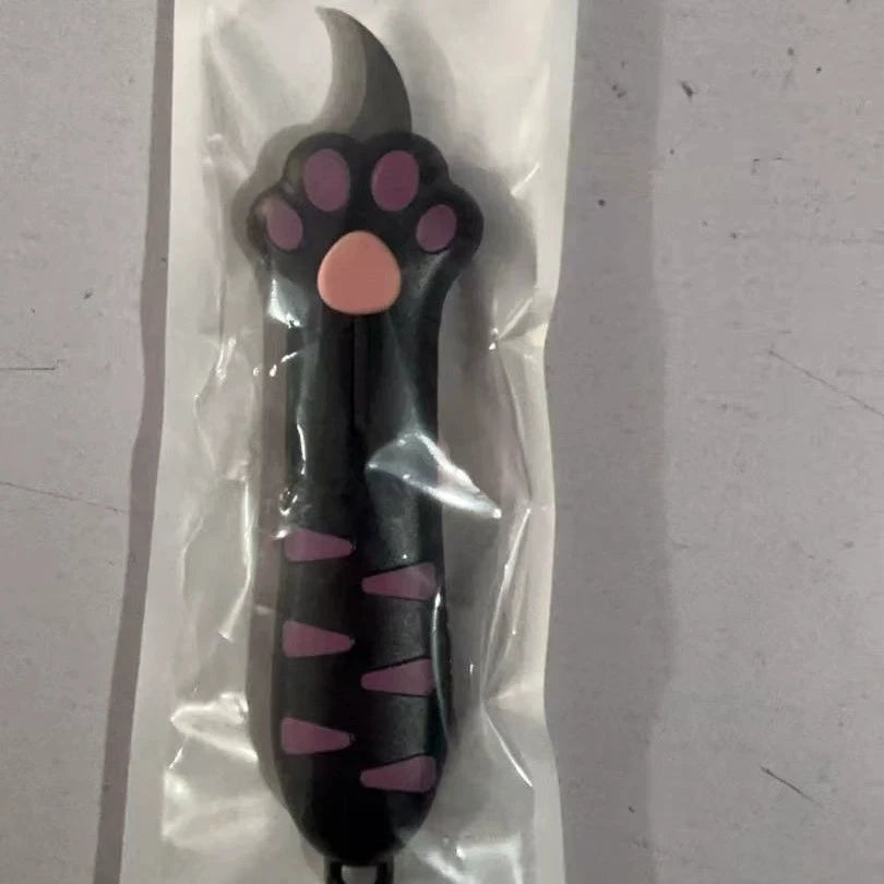 Cat Paw Mini Box Cutter – Cute Portable Utility Knife for Crafts