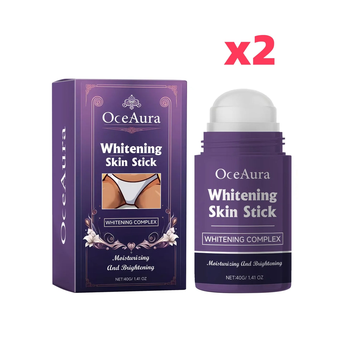 OceAura Body Brightening Stick – Underarm, Knee & Skin Care