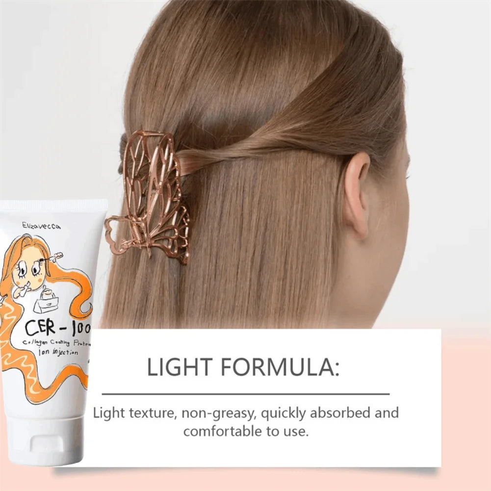 Cer-100 Hair Care - Protein Conditioner Rich in Pig Skin Collagen and Soy Protein Repair Damaged Keratin Hair Conditioner Peaceful Pleasures Health and Wellness