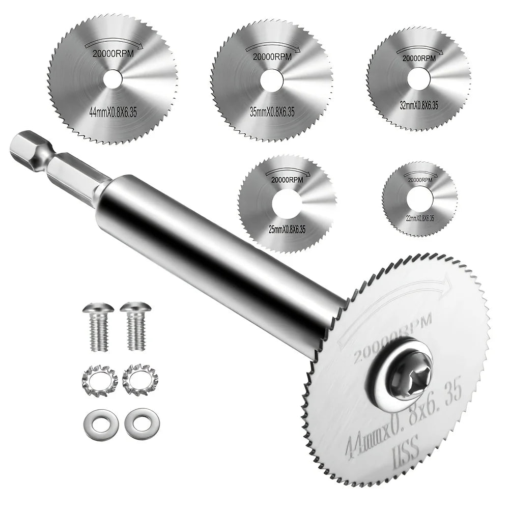 Speed Steel Cutting Wheel 1 4 Hex Shank Thin Blade Rotary Saw 5