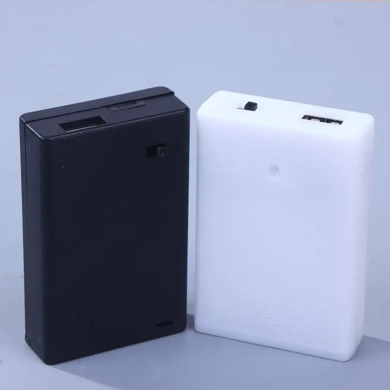 Black/White 3AA 4.5V Battery Box AA Battery Case AA Battery Holder With Switch AA Box 4.5V With Line Or With USB/Line Peaceful Pleasures Health and Wellness