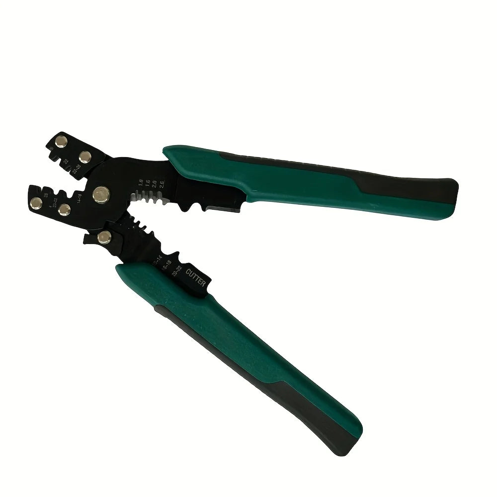 Multifunctional Crimping Pliers – Wire Stripper & Network Tool Peaceful Pleasures Health and Wellness dark blue