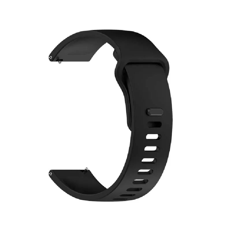 Silicone Sport Band for Redmi Watch 5 Active & Lite 22mm Peaceful Pleasures Health and Wellness black Redmi watch 5 Lite