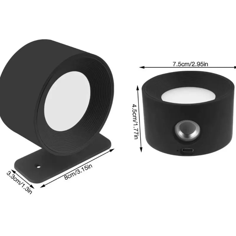 RTONTR LED Magnetic Wall Lamp | USB Rechargeable Dimmable