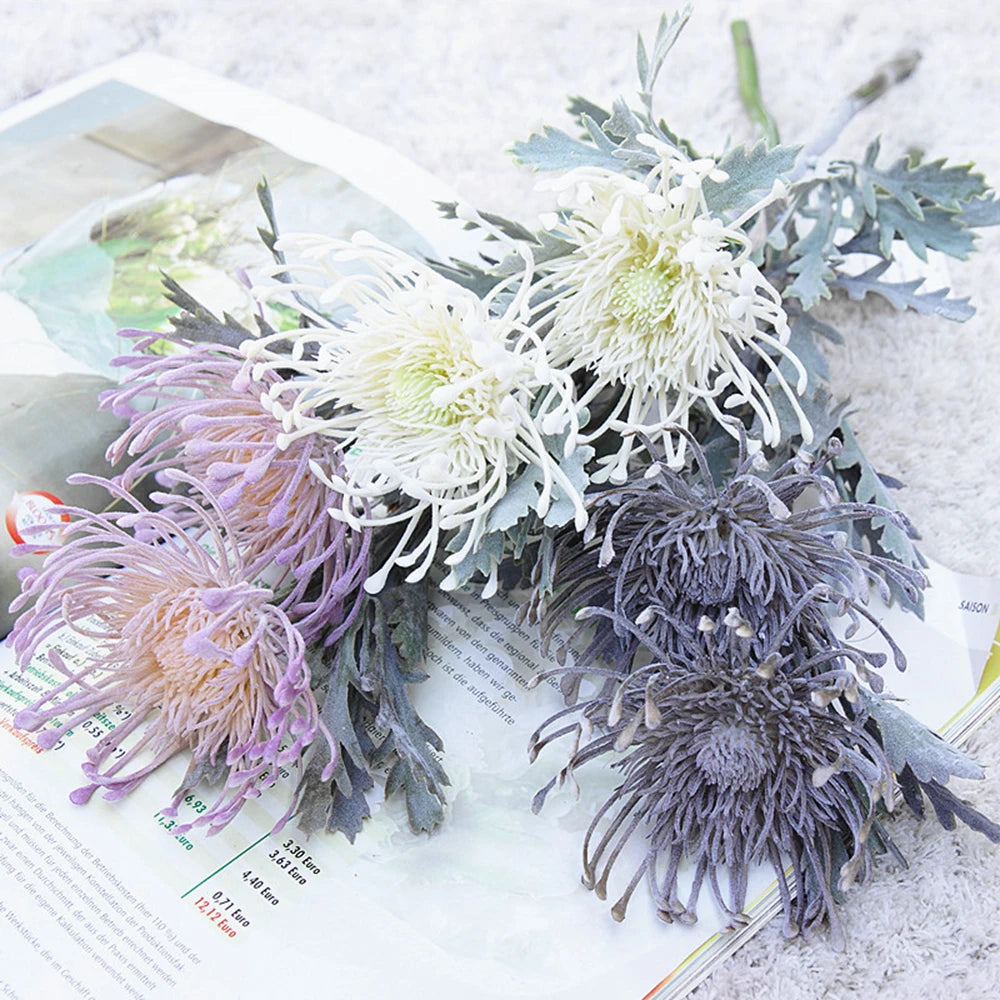 Artificial Pincushion Crab Claw Flowers | Wedding & Home Decor