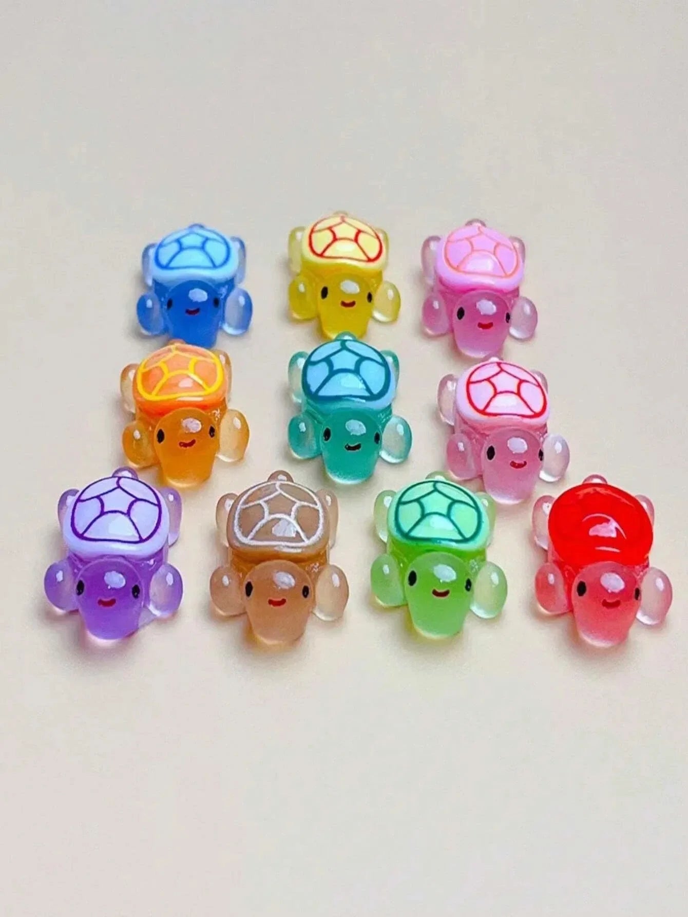 Glow-in-the-Dark 3D Turtle Figurines 30/50pcs – Party Decor