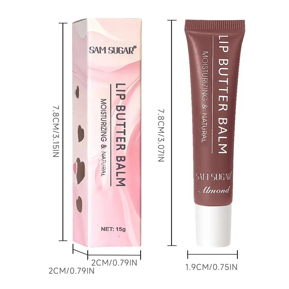 SAM SUGAR Hydrating Lip Butter Balm | Mirror Shine 5 Colors