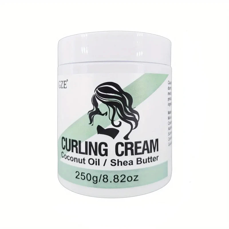 GZE Coconut Curl Defining Cream – Frizz-Free Bouncy Curls 250g Curl Defining Cream Peaceful Pleasures Health and Wellness Curl Defining Cream