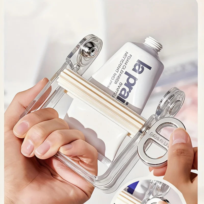Manual Rotating Tube Squeezer Nozzle, Handheld Toothpaste Dispenser, Easy-To-Use Oral Care Tool, Perfect for Daily Use Peaceful Pleasures Health and Wellness