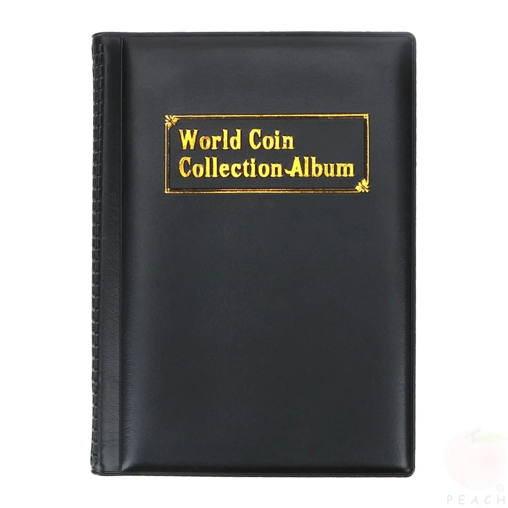 PVC Coin Collection Album Book – 120 Compartments | Collector Gift