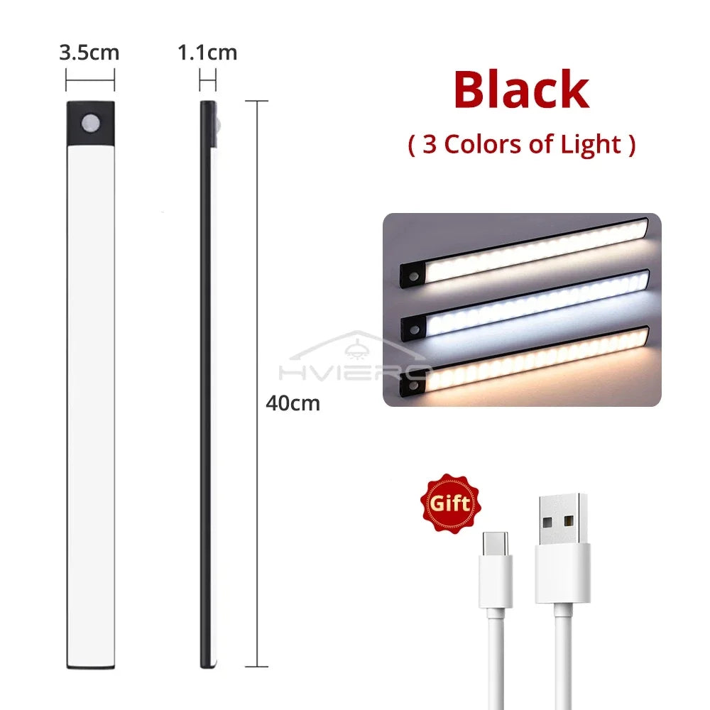 USB Rechargeable LED Motion Sensor Night Light – Cabinet & Hall