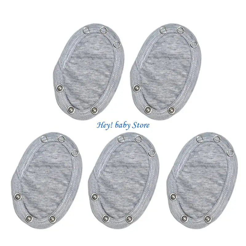 5-Pack Baby Romper Crotch Extender – Snap Button Bodysuit