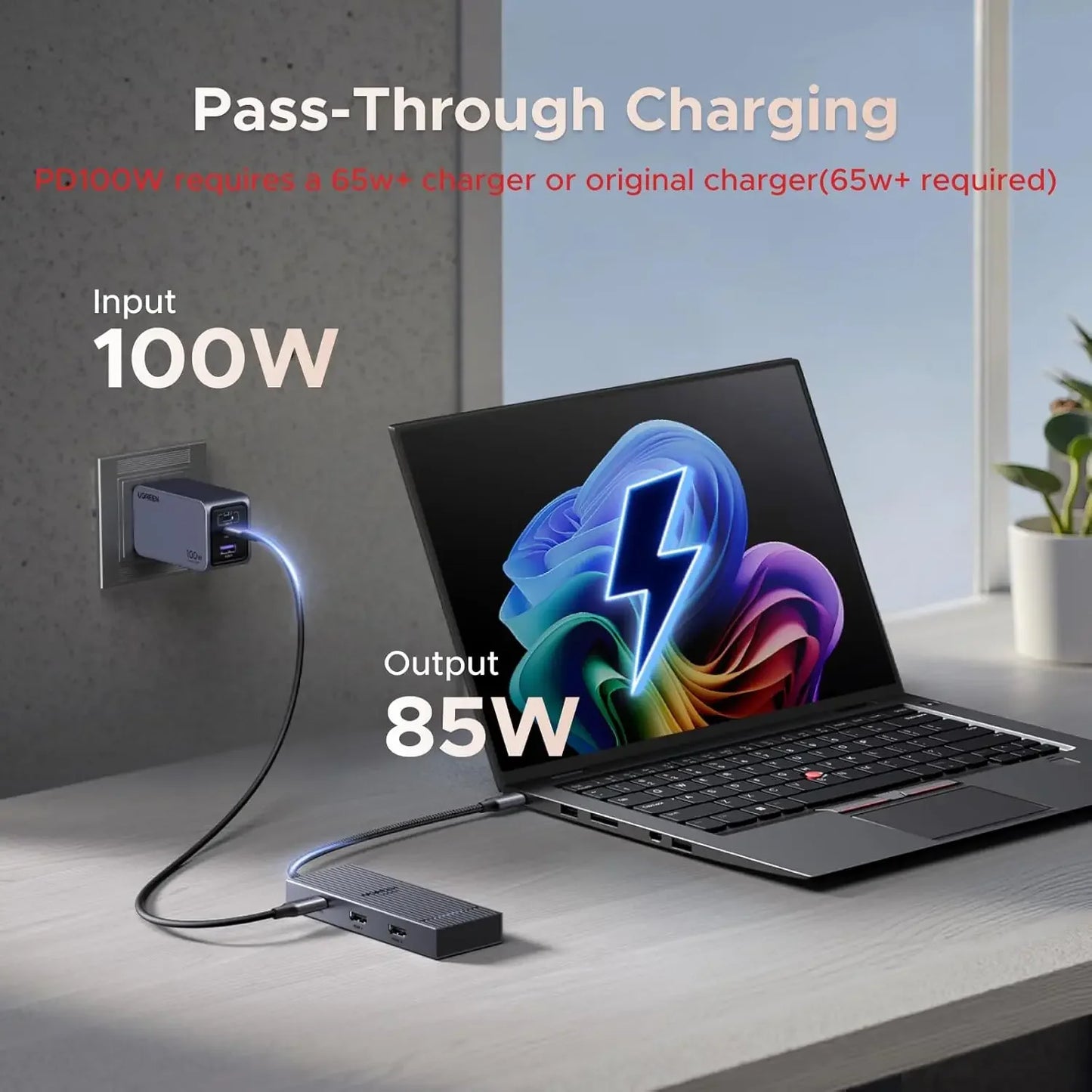 7-in-1 USB-C Docking Station with Dual 4K HDMI, 10Gbps Ports & 100W PD for Laptops Peaceful Pleasures Health and Wellness
