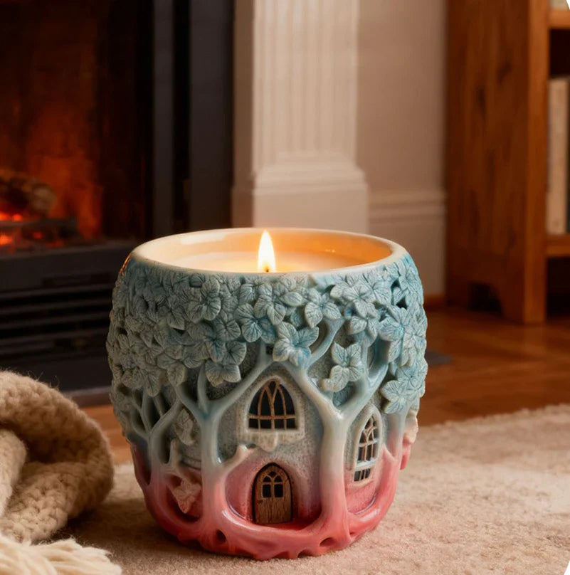 Elf Treehouse Silicone Mold – Resin, Candle & Plaster DIY