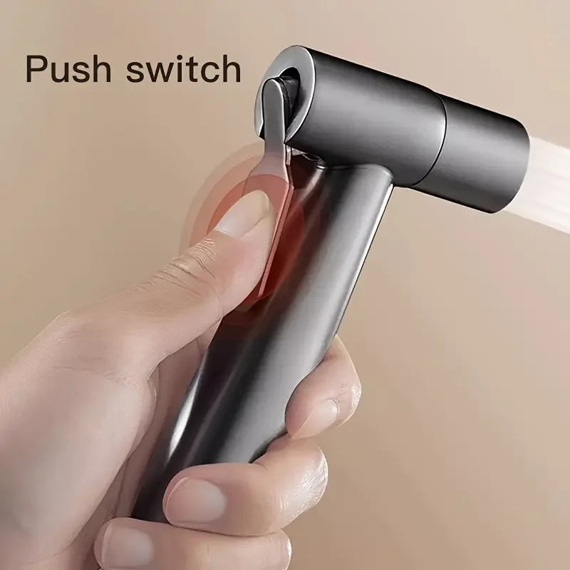 YANKE 3-Piece Stainless Steel Toilet Spray Gun & Nozzle Set
