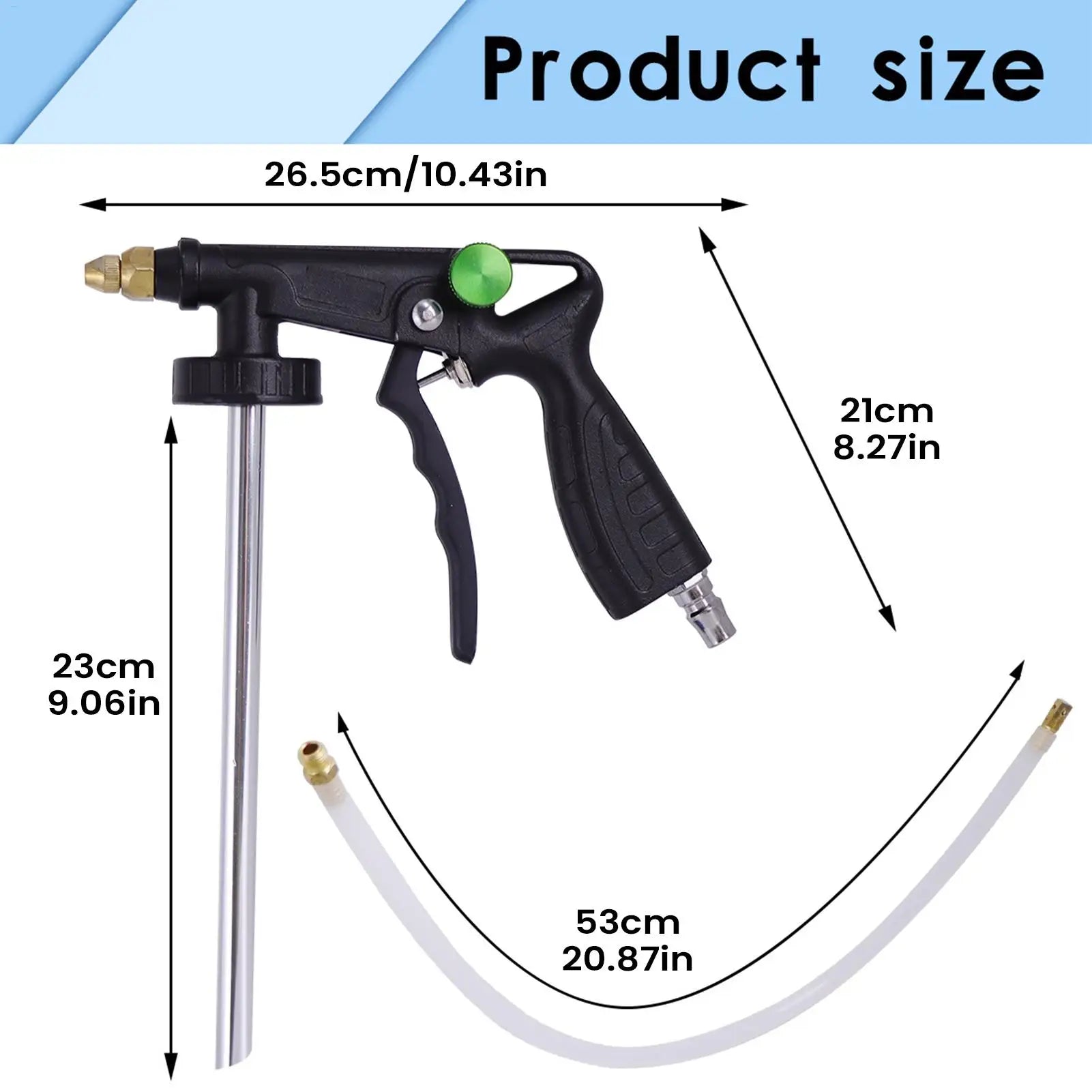 Airbrush Paint For Automobile Chassis Glue Gun Auto Armored Sprayer Adjustable Undercoating Metal Sprayer Gun Underbody Coating Peaceful Pleasures Health and Wellness