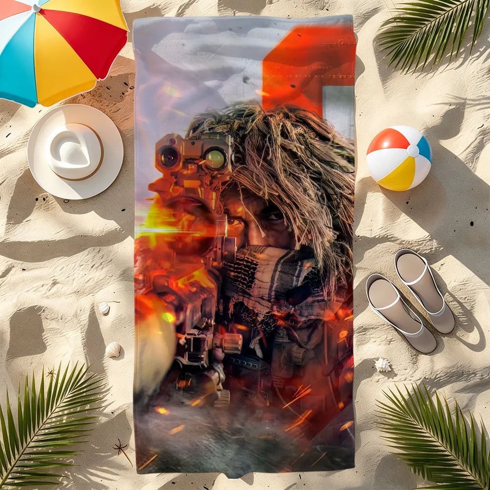 Battlefield 6 Quick Dry Beach Towel | Travel, Gym & Camping