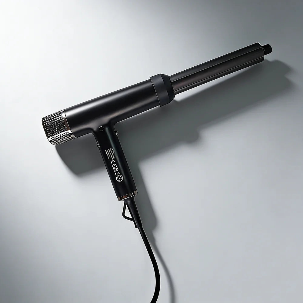 5-in-1 Negative Ion Hair Dryer with Air Warp Styling Curling Iron 1800W Powerful High Speed Low Noise Brushless Blow Dryer Peaceful Pleasures Health and Wellness