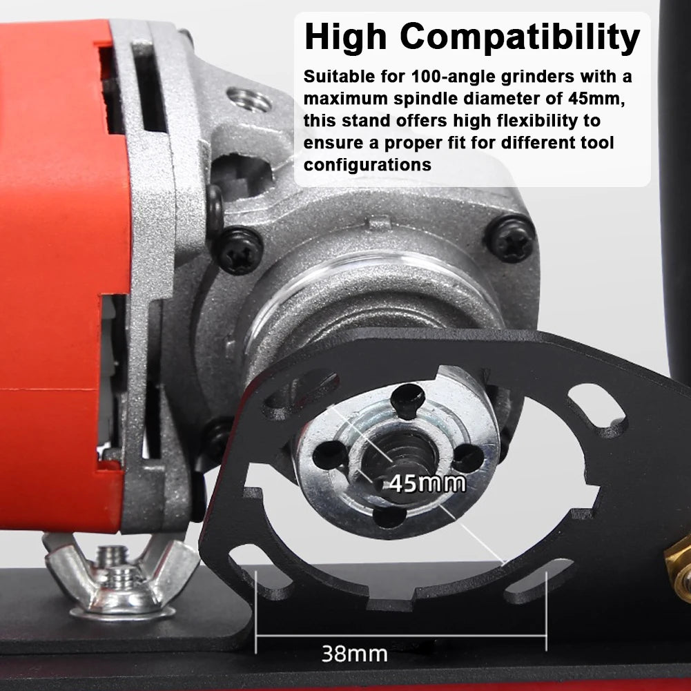 100-Type Angle Grinder Stand Universal Chamfering Tool 45° Tile Chamferer Tiling Cutting Bracket for Tile Stone Wood Marble Peaceful Pleasures Health and Wellness