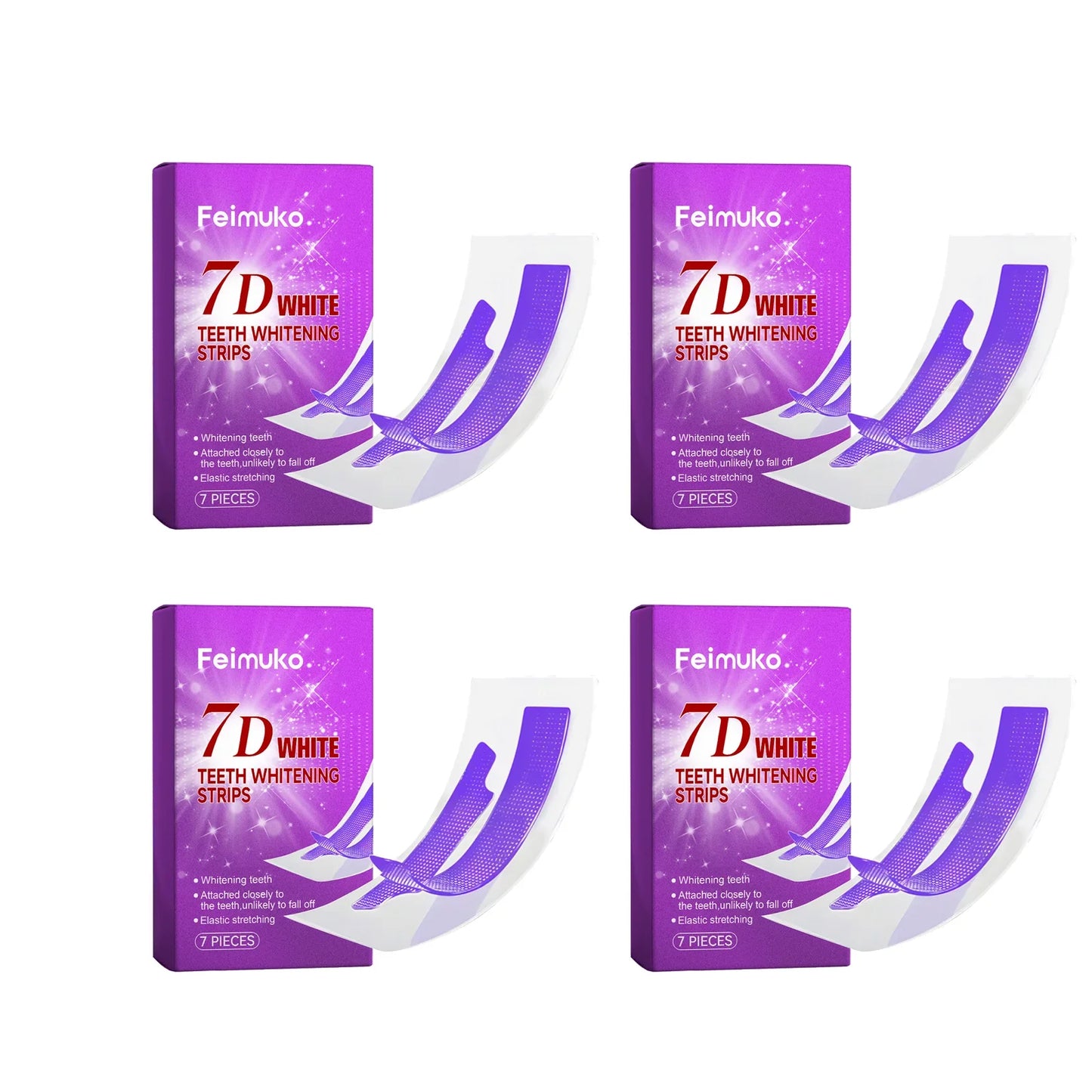 FEIMUKO 7D Teeth Whitening Strips – Sensitive Teeth, 7pc