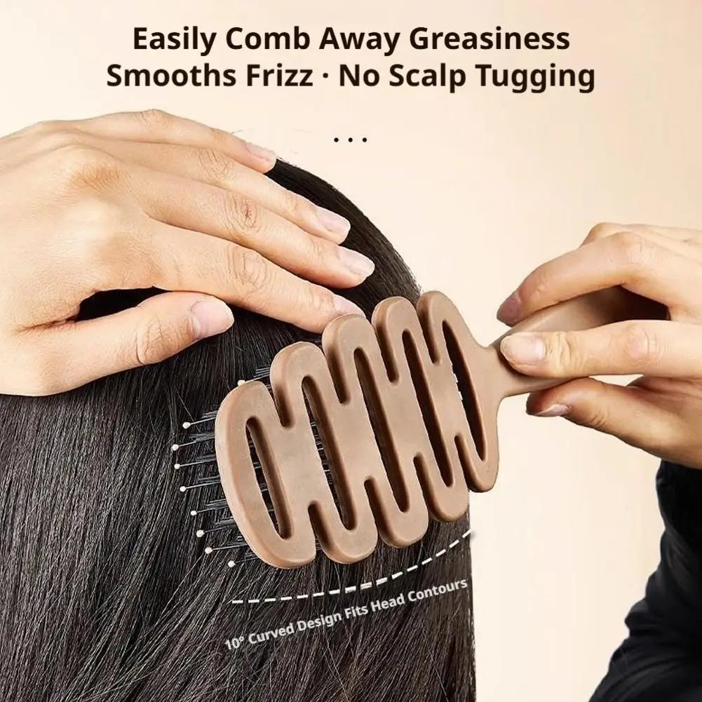 Hollow Vent Detangling Hair Brush | Boar Bristles & Nylon Pins | Scalp Massage & Fast Drying | For All Hair Types Peaceful Pleasures Health and Wellness