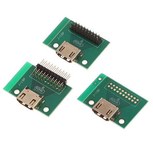 HDMI 19-Pin Test Socket Adapter PCB Breakout Board PCB Breakout Board Peaceful Pleasures Health and Wellness