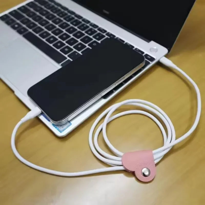 10/5/3 Pcs Charge Cable Protectors Travel Data Cord Clip Decoration Earphone Charging Cables Storage Buckle Cable Organizer Peaceful Pleasures Health and Wellness