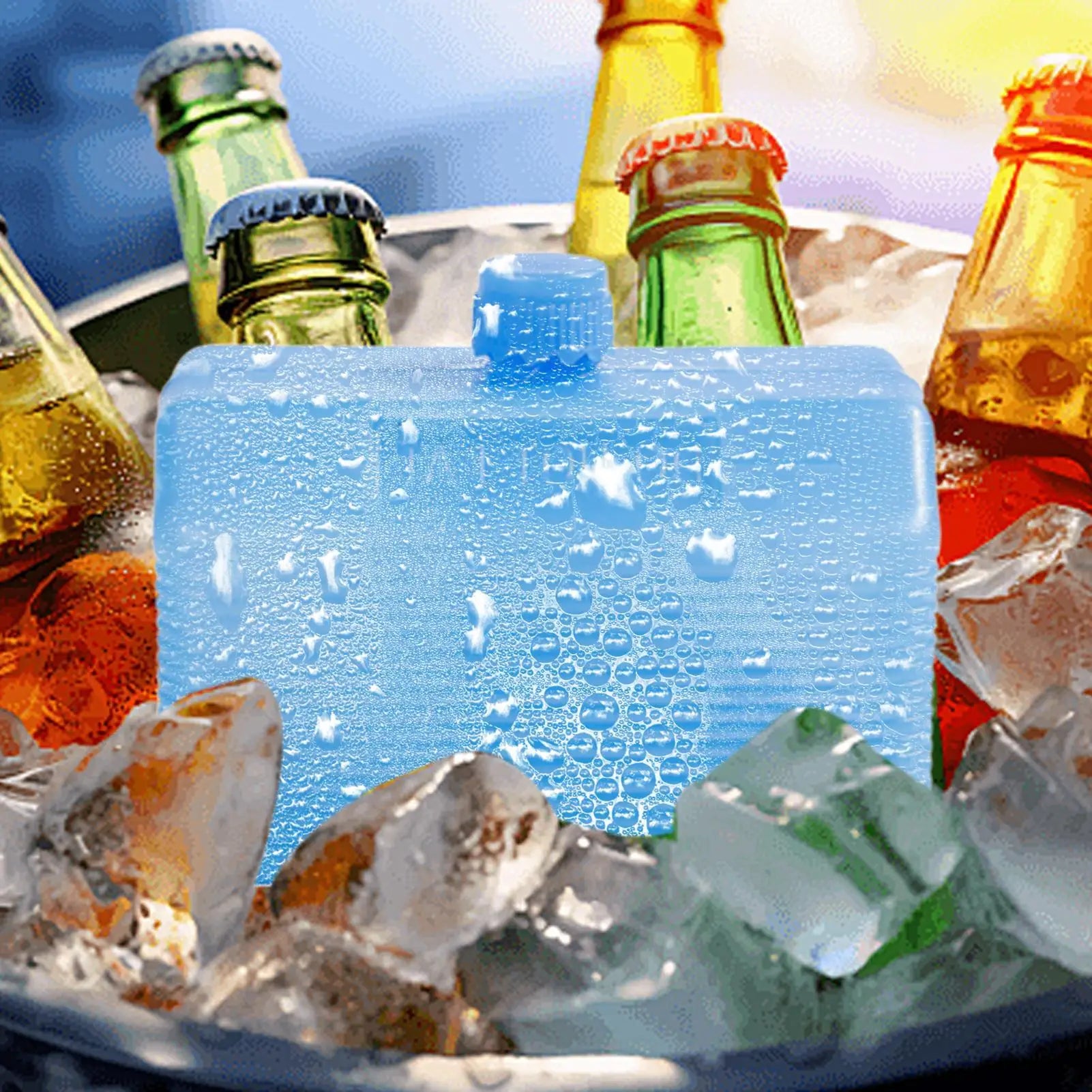 Ice box air conditioning fan ice crystal refrigeration breast milk preservation cold chain transportation ice bag ice boxes Peaceful Pleasures Health and Wellness