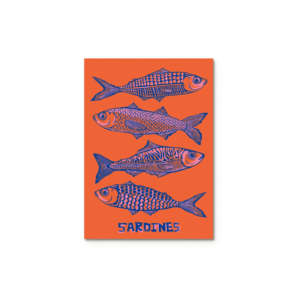 Colorful Ocean Fish Canvas Poster | Unframed Wall Art Print Canvas Wall Art Peaceful Pleasures Health and Wellness TL735 50x70cm Unframed