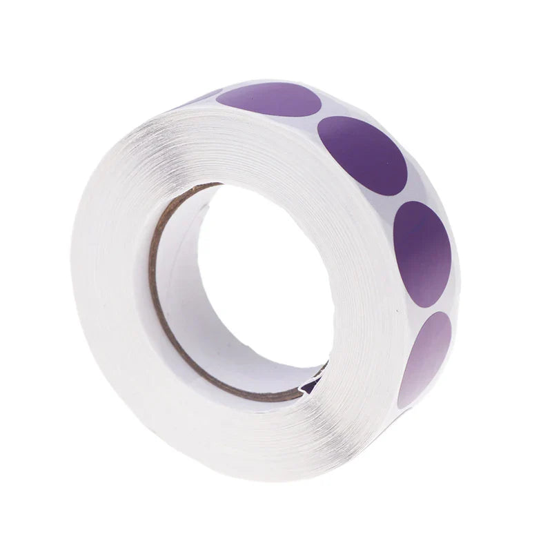 1000-Pack 19mm Color Dot Labels – Archery Target Stickers