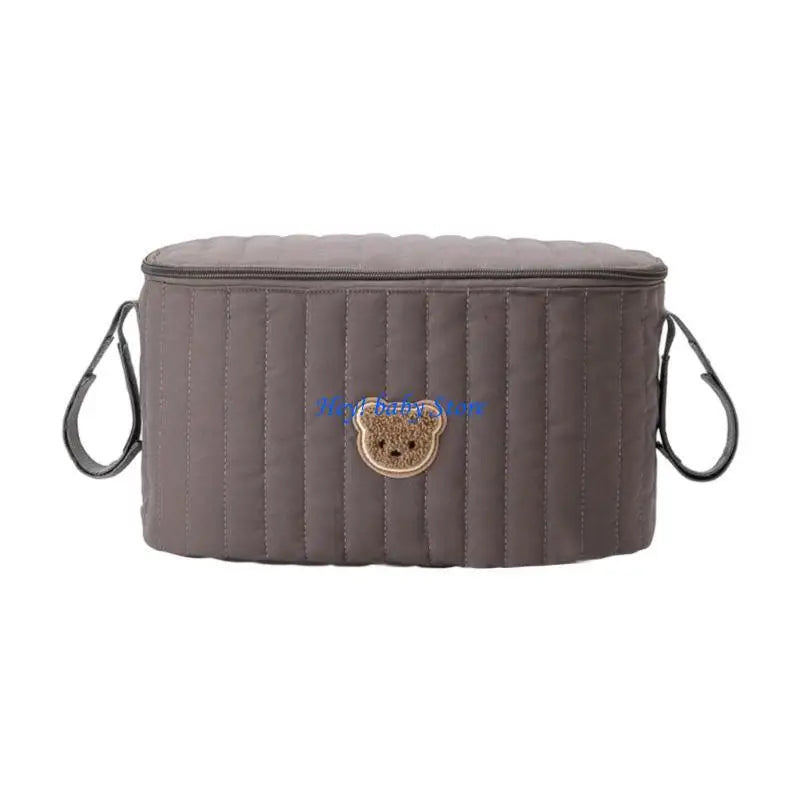 Cartoon Bear Stroller Organizer Bag – Large Capacity Hanging Bag